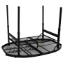 Туристичний стіл Bo-Camp Woodbine Oval 100x70 cm Black/Wood look (1404185)