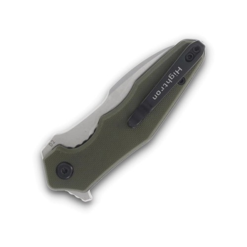 Ніж Hightron Mini Ventura, D2, G10, зелений, сталевий stonewash клинок (HK05GRNS)