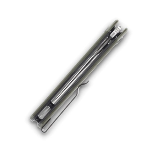 Ніж Hightron Mini Ventura, D2, G10, зелений, сталевий stonewash клинок (HK05GRNS)