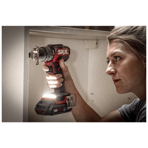 Шуруповерт Skil 3075 CA Compact Li-Ion 20V, безщітковий ударний, 2.0Ah, зарядний пристрій (CD1E3075CA+BC1E3136A)