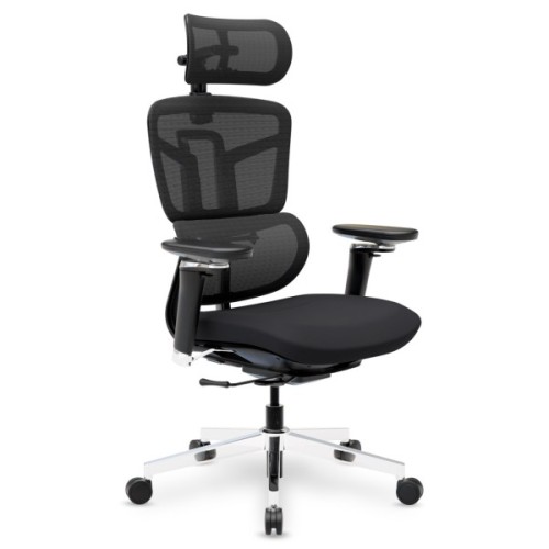 Офісне крісло Mealux S4 Air Fabric Black (HF-S4 F/B)