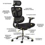 Офісне крісло Mealux S4 Air Fabric Black (HF-S4 F/B)