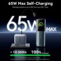 Батарея універсальна Vention 20000 mAh 165W Gray TFT Display Type (FKFH0)