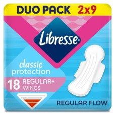 Гігієнічні прокладки Libresse Classic Protection Regular 18 шт. (7322541233604)