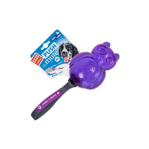 Іграшка для собак GiGwi Push to mute Сова з вимикною пискавкою 14 см (75322)