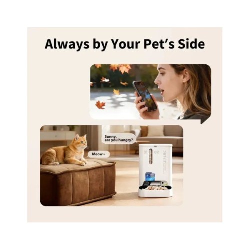 Універсальний посуд для тварин Petkit Годівниця YUMSHARE DUAL-HOPPER 2 with Cam (P592)