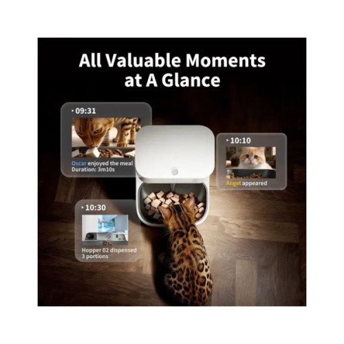 Універсальний посуд для тварин Petkit Годівниця YUMSHARE DUAL-HOPPER 2 with Cam (P592)