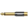 Перехідник 6.35mm M to RCA F AV169 black Ugreen (80731)