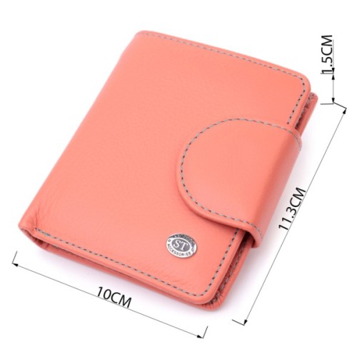 Гаманець ST Leather Шкіряний Помаранчевий (19458)