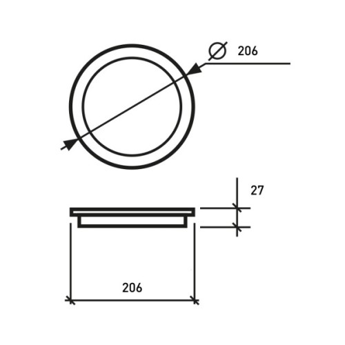 Світильник Eurolamp Downlight NEW 20W 1900lm 4000K (LED-DLR-20/4(new))