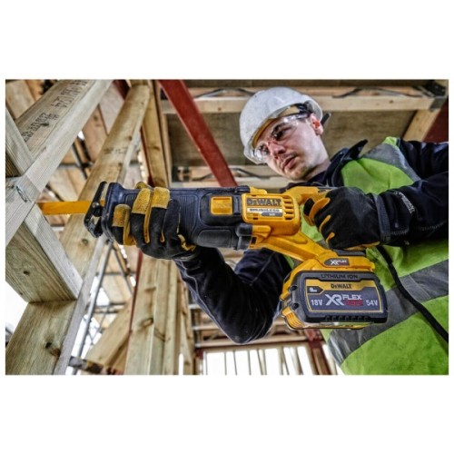 Шабельна пила DeWALT 54В XR FLEXVOLT Li-lon, 0 - 3000 ход/хв, 3.54 кг, TSTAK (без АКБ та ЗП) (DCS389NT)