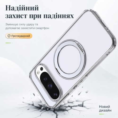 Чохол до мобільного телефона BeCover Aura Fold Google Pixel 9 Pro XL / 10 Pro XL Transparent (715672)