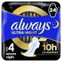 Гігієнічні прокладки Always Ultra Secure Night (Розмір 4) 24 шт. (8006540093764)