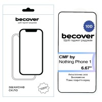 Скло захисне BeCover CMF by Nothing Phone 1 10D Black (713571)