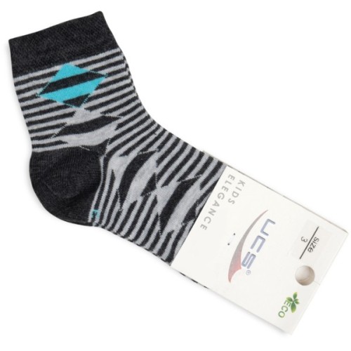 Шкарпетки дитячі UCS Socks у смужку (M0C0101-1223-3B-gray)