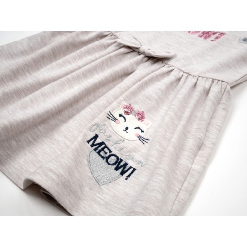 Плаття дитяче POP FASHION з котиком (6726-98G-beige)