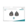Кабель мультимедійний HDMI M to HDMI M 1.0m 4K Digitus (AK-330107-010-S)