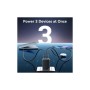 Зарядний пристрій Vention 2xUSB-C PD65W + 1xUSB QC3.0 60W GaN white (FERW0-EU)