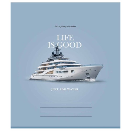 Зошит Школярик Life is good 48 аркушів лінія (048-3670L)