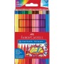 Фломастери Faber-Castell тригранні Grip felt-tip pen, 20 кольорів (17766)