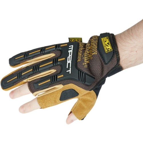 Тактичні рукавички Mechanix M-Pact Framer Leather M Brown (LFR-75-009)