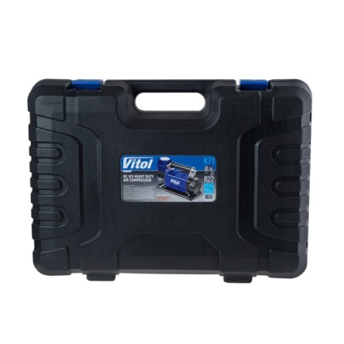 Автомобільний компресор Vitol OFF ROAD MASTER, 150psi, 50A, 160л, шланг 7.5м, клеми (K-71)