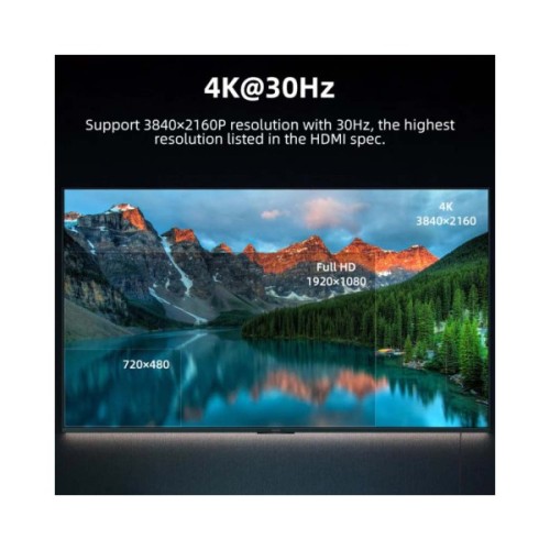 Кабель мультимедійний USB-C to HDMI M 3.0m V1.4 4K30Hz Cabletime (CA915378)