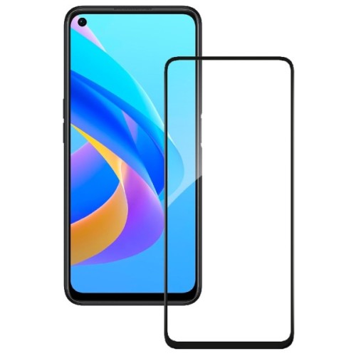 Скло захисне ACCLAB Full Glue Oppo A76 4G Black (1283126528859)