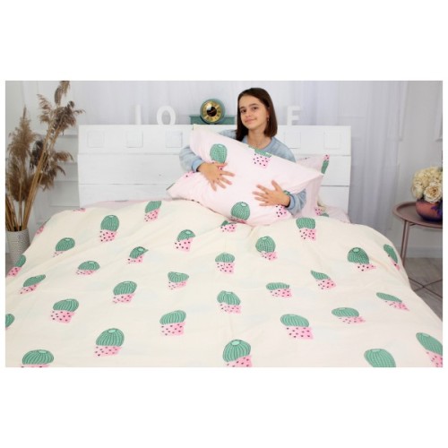 Постільна білизна MirSon Бязь 17-0229 Kruzita 110х140 (2200001893887)