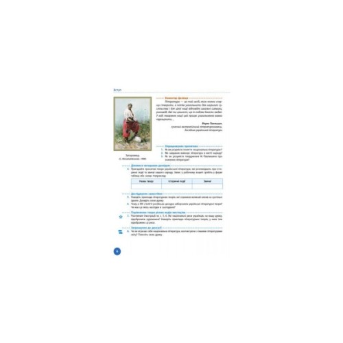 Підручник Українська література. 9 клас для ЗНЗ - О.І. Борзенко, О.В. Лобусова Ранок (9786170933744)