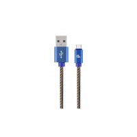 Дата кабель USB 2.0 AM to USB-C 1.0m Cablexpert (CC-USB2J-AMCM-1M-BL)