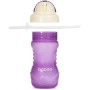 Поїльник-непроливайка Baboo із силіконовою соломинкою, 360 мл, 9 + (фіолетова) (8-128)