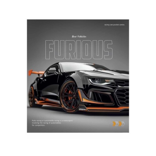 Зошит Школярик Cars posters 60 аркушів клітинка (060-3572K)