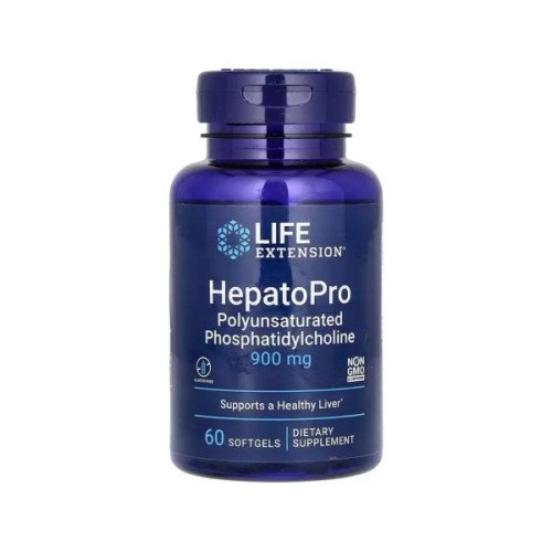 Вітамінно-мінеральний комплекс Life Extension Фосфатидилхолін, 900 мг, HepatoPro, 60 гелевих капсул (LEX-13936)
