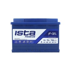 Акумулятор автомобільний ISTA Premium 75Ah 750A L+ (L3)