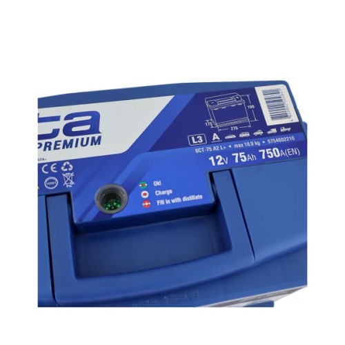 Акумулятор автомобільний ISTA Premium 75Ah 750A L+ (L3)