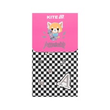Блокнот Kite на магніті Aggretsuko 60 аркушів, клітинка (AR24-092)