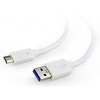 Дата кабель USB 3.0 AM to USB-C 3.0m Cablexpert (CCP-USB3-AMCM-W-10)