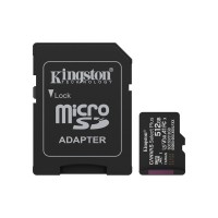 Карта пам'яті Kingston 512GB microSDXC class 10 UHS-I U3 V30 A1 Canvas Select Plus (SDCS3/512GB)