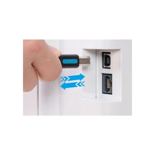 Кабель для принтера USB-C 2.0 to BM 1.5m 2A black Vention (CQUBG)