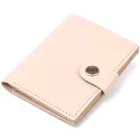 Портмоне Shvigel Шкіряне Бежеве (16510)