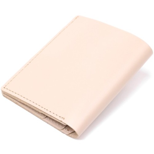 Портмоне Shvigel Шкіряне Бежеве (16510)