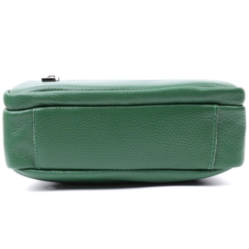 Сумка Vintage З натуральної шкіри Зелена (22639)