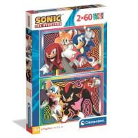 Пазл Clementoni 2 в 1 Sonic, 2 по 60 елементів (24821)
