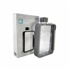 Пляшка для води Line Art Bella 380 мл сіра (60010118LA-07)