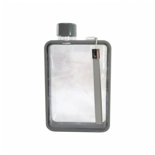 Пляшка для води Line Art Bella 380 мл сіра (60010118LA-07)