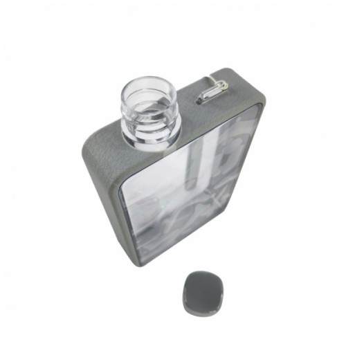 Пляшка для води Line Art Bella 380 мл сіра (60010118LA-07)