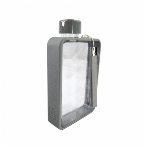 Пляшка для води Line Art Bella 380 мл сіра (60010118LA-07)