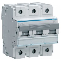Автоматичний вимикач Hager 3-п. C 125А (10kA) (B) (HLF399S)