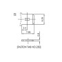 Батарея до ДБЖ CSB 12В 12 Аг (GPL12120 F2)